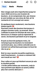 Capture du témoignage : Le retour de Mariam