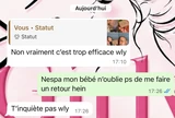 Capture du témoignage : Un message après utilisation